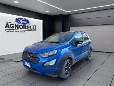 Usata Ford Ecosport Active 125 CV (91 kW) 2022 Desert island blue (metallizzato) SUV