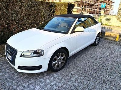 Usata Audi A3 Cabriolet Ambition 102 CV (75 kW) 2010 Bianco Cabrio