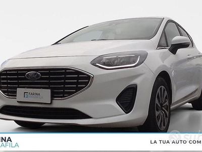 Usata Ford Fiesta Titanium 125 CV (91 kW) 2023 Bianco Utilitaria