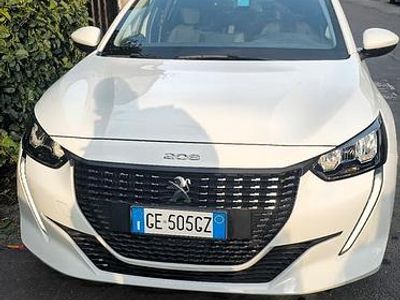 Usata Peugeot 208 101 CV (74 kW) 2021 Bianco Utilitaria