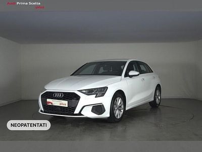 Usata Audi A3 Business 116 CV (85 kW) 2020 Bianco ibis Berlina