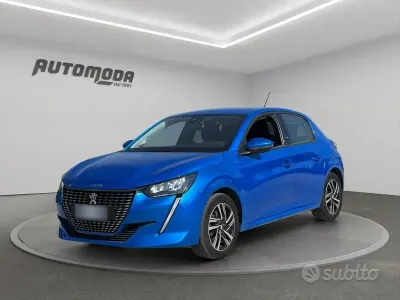 Usata Peugeot 208 101 CV (74 kW) 2021 Blu Utilitaria