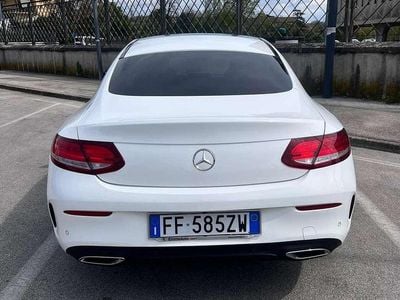 Usata Mercedes C220 Premium 170 CV (125 kW) 2016 Bianco Coupé