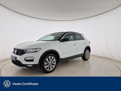 Usata VW T-Roc Style 116 CV (85 kW) 2019 Pure white nero SUV