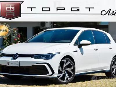 Usata VW Golf VIII R-line 130 CV (95 kW) 2022 Bianco Berlina