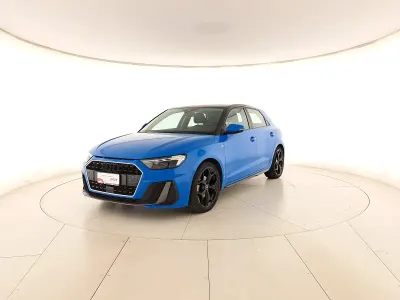 Usata Audi A1 Sportback S-Line 116 CV (85 kW) 2019 Blu turbo nero mito metallizzato Utilitaria