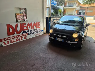 Usata Fiat 500C Lounge 69 CV (50 kW) 2014 Nero Cabrio