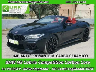 Usata BMW M8 Cabriolet Competition Edition 625 CV (459 kW) 2021 Nero Cabrio