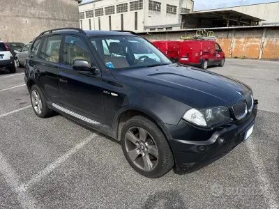 Begagnad BMW X3 Efficient Dynamics 150 HK (110 kW) 2006 Svart SUV