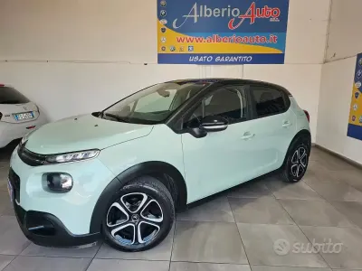 Usata Citroën C3 Feel 102 CV (75 kW) 2019 Verde Utilitaria