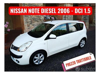 Usata Nissan Note Acenta 92 CV (67 kW) 2006 Bianco Utilitaria