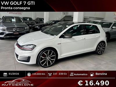Usata VW Golf VII GTI 230 CV (169 kW) 2016 Bianco Berlina