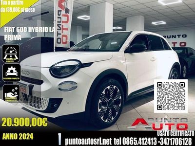 Usata Fiat 600 La Prima 100 CV (73 kW) 2024 Bianco SUV