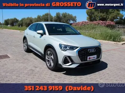 Usata Audi Q3 Sportback S-Line 245 CV (180 kW) 2021 Blu SUV