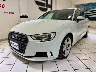 Usata Audi A3 Sport 110 CV (80 kW) 2017 Bianco Berlina