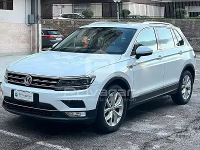 Usata VW Tiguan Executive 150 CV (110 kW) 2017 Bianco SUV