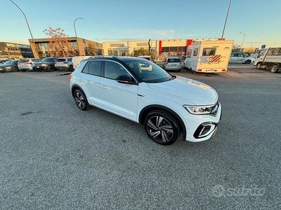 Usata VW T-Roc R-line 110 CV (80 kW) 2022 Bianco SUV