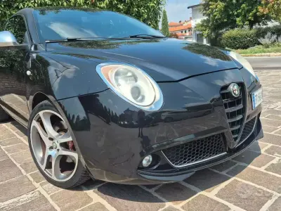 Usata Alfa Romeo MiTo Distinctive 155 CV (114 kW) 2008 Nero Utilitaria