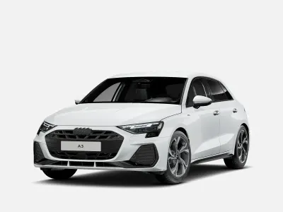 Nuova Audi A3 S-Line 150 CV (110 kW) 2026 Bianco ghiaccio metallizzato