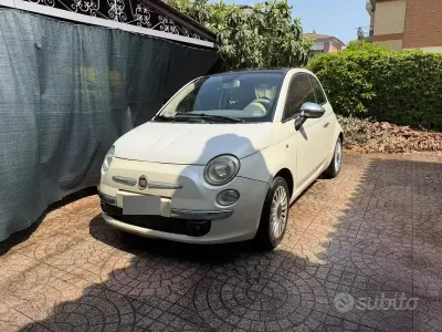 Usata Fiat 500 Lounge 69 CV (50 kW) 2008 Bianco Berlina
