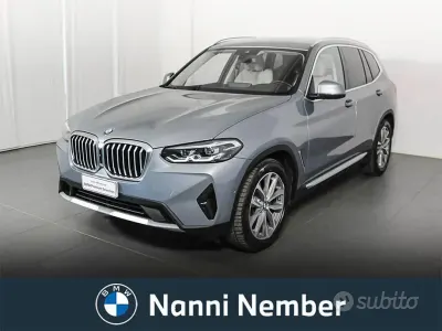 Usata BMW X3 190 CV (139 kW) 2022 Skyscraper grey metallic SUV