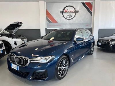Usata BMW 520 M Sport 190 CV (139 kW) 2022 Blu Station wagon