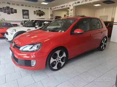 Usata VW Golf VI GTI 211 CV (155 kW) 2010 Rosso Utilitaria