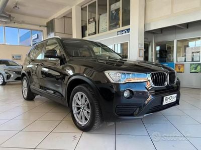 Usata BMW X3 Advantage 190 CV (139 kW) 2018 Nero SUV