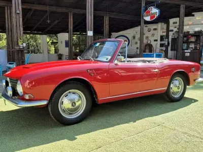 Usata Fiat 1200 S 58 CV (42 kW) 1960 Rosso Cabrio