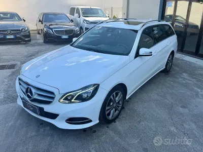 Usata Mercedes E250 204 CV (150 kW) 2016 Bianco Station wagon