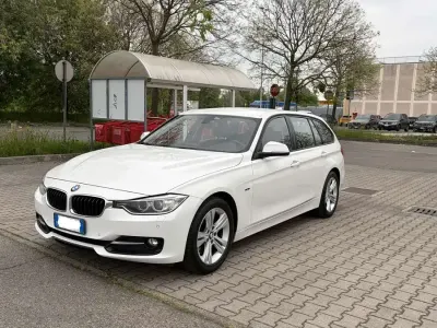 Usata BMW 316 Sport Line 116 CV (85 kW) 2015 Bianco Station wagon