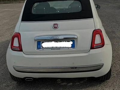 Usata Fiat 500 95 CV (69 kW) 2011 Bianco Cabrio