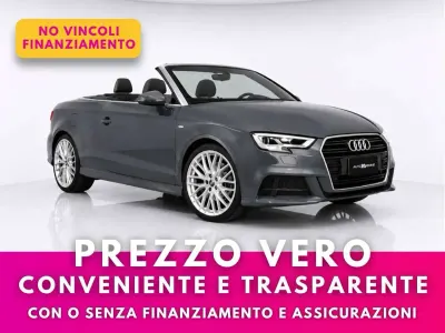 Usata Audi A3 Cabriolet S-Line 190 CV (139 kW) 2019 Grigio Cabrio