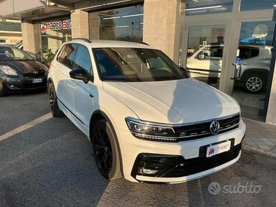 Usata VW Tiguan R-line 150 CV (110 kW) 2019 Bianco SUV
