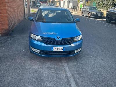 Usata Skoda Rapid 75 CV (55 kW) 2013 Blu Utilitaria