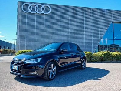 Usata Audi A1 Sportback S-Line 90 CV (66 kW) 2018 Nero Utilitaria