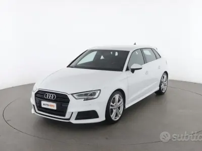Usata Audi A3 Comfort 116 CV (85 kW) 2019 Bianco Berlina