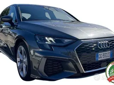 Usata Audi A3 S-Line 150 CV (110 kW) 2021 Grigio Berlina