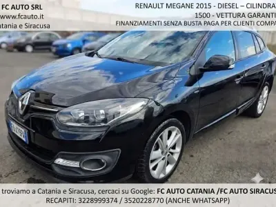 Usata Renault Mégane GrandTour LIMITED 110 CV (80 kW) 2015 Nero Station wagon