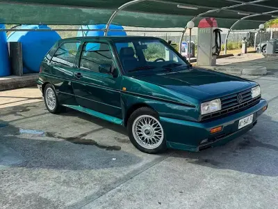 Usata VW Golf II 160 CV (117 kW) 1989 Verde Utilitaria