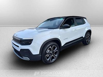 Nuova Jeep Avenger EV Altitude 61 kW (84 CV) 2025 Biancoselleria in tessuto premium e vinile con dettagli grigi SUV