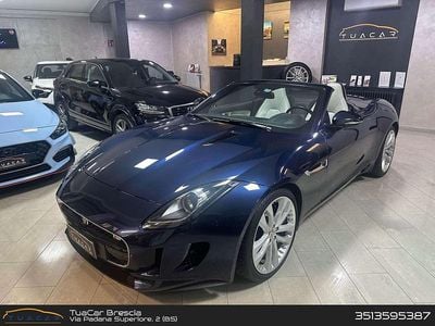 Usata Jaguar F-Type S 381 CV (280 kW) 2016 Blu Cabrio