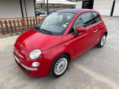 Usata Fiat 500 Lounge 69 CV (50 kW) 2011 Rosso Berlina