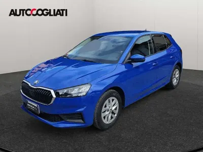 Usata Skoda Fabia Ambition 80 CV (58 kW) 2023 Blu/azzurro Utilitaria