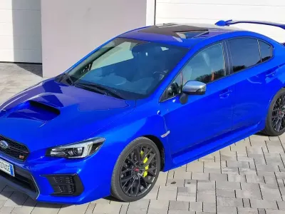 Usata Subaru WRX STI 300 CV (220 kW) 2018 Blu Berlina