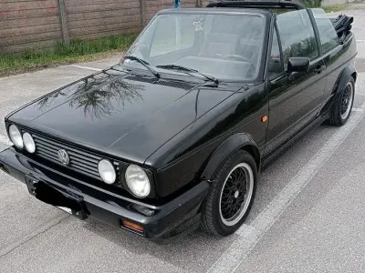 Usata VW Golf Cabriolet Sport 98 CV (72 kW) 1992 Nero Cabrio