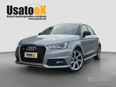 Usata Audi A1 S-Line 90 CV (66 kW) 2016 Grigio Utilitaria