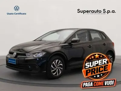 Usata VW Polo Life 95 CV (69 kW) 2025 Nero Utilitaria
