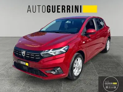 Usata Dacia Sandero Expression 101 CV (74 kW) 2023 Rosso Utilitaria
