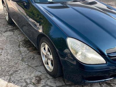 Usata Mercedes SLK200 163 CV (119 kW) 2004 Blu Cabrio